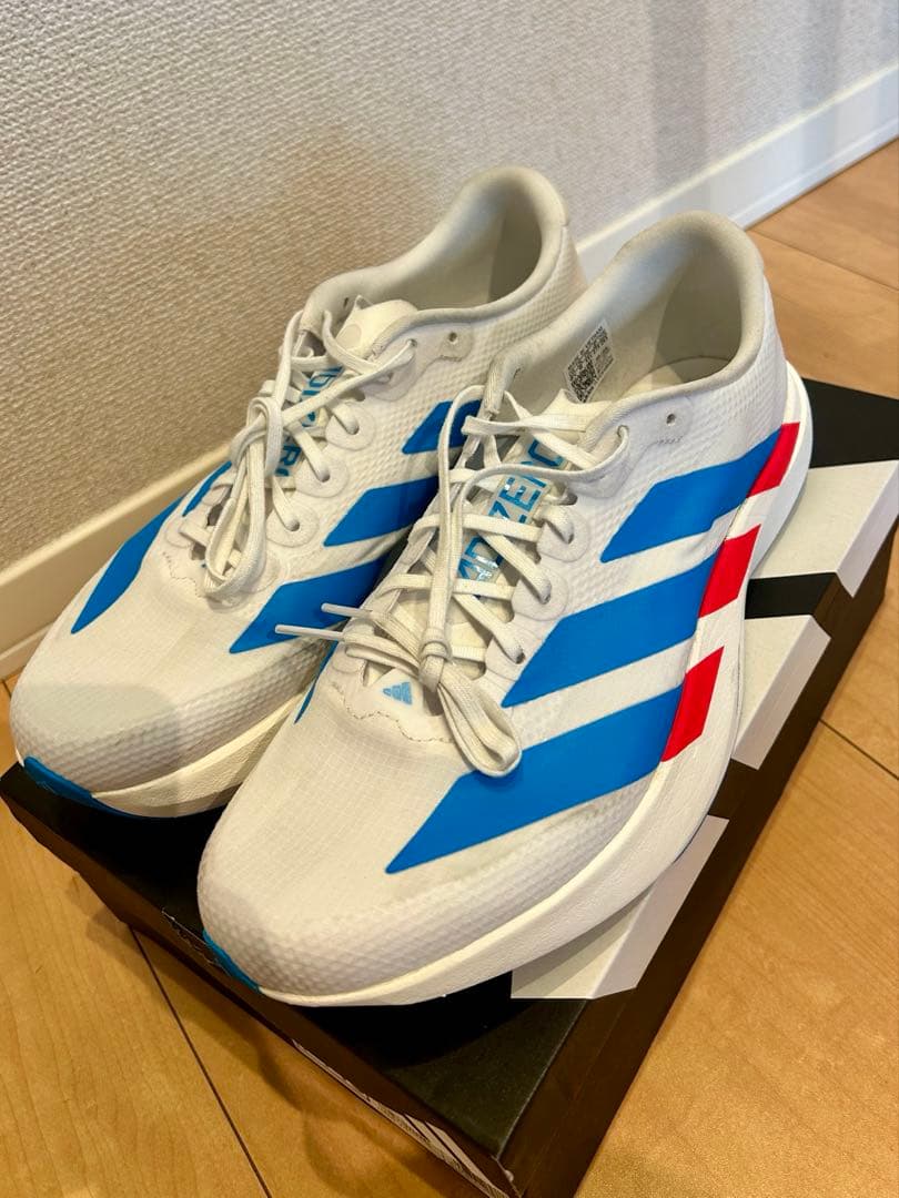 adidas EVO SL WOVEN M 27.5cm ホワイト/ブルー