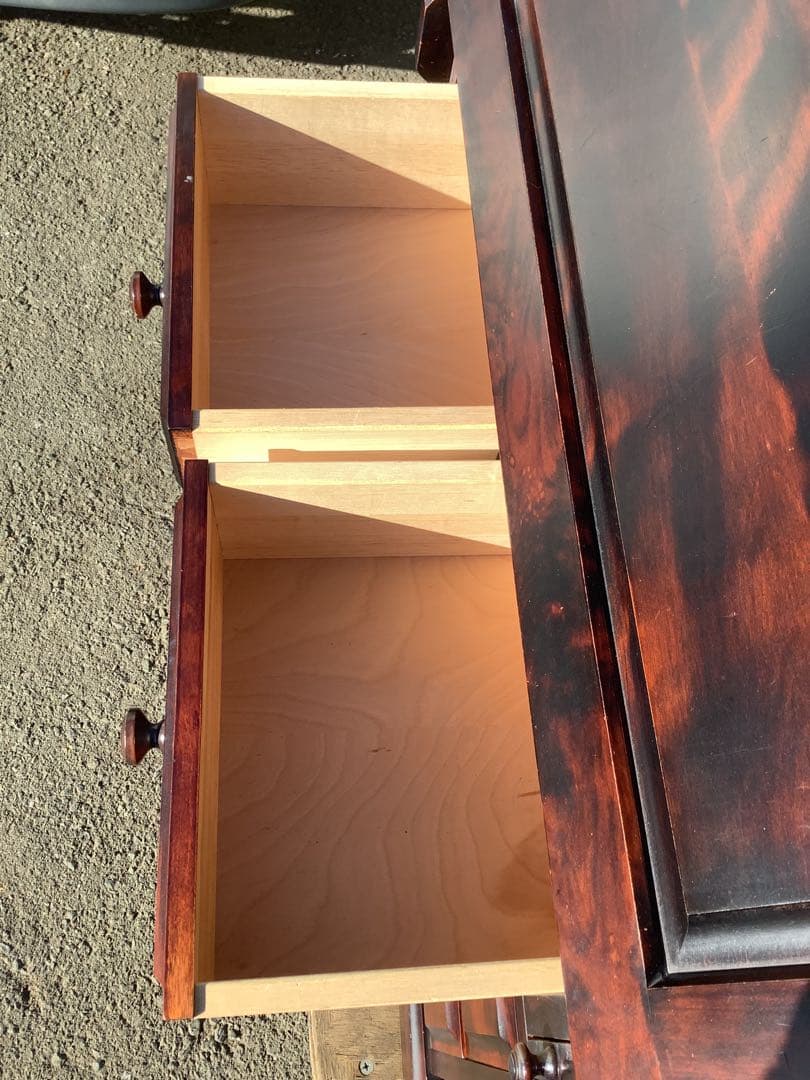 SASA 北海民芸 和光 ライティングビューロー ライティングデスク 樺材