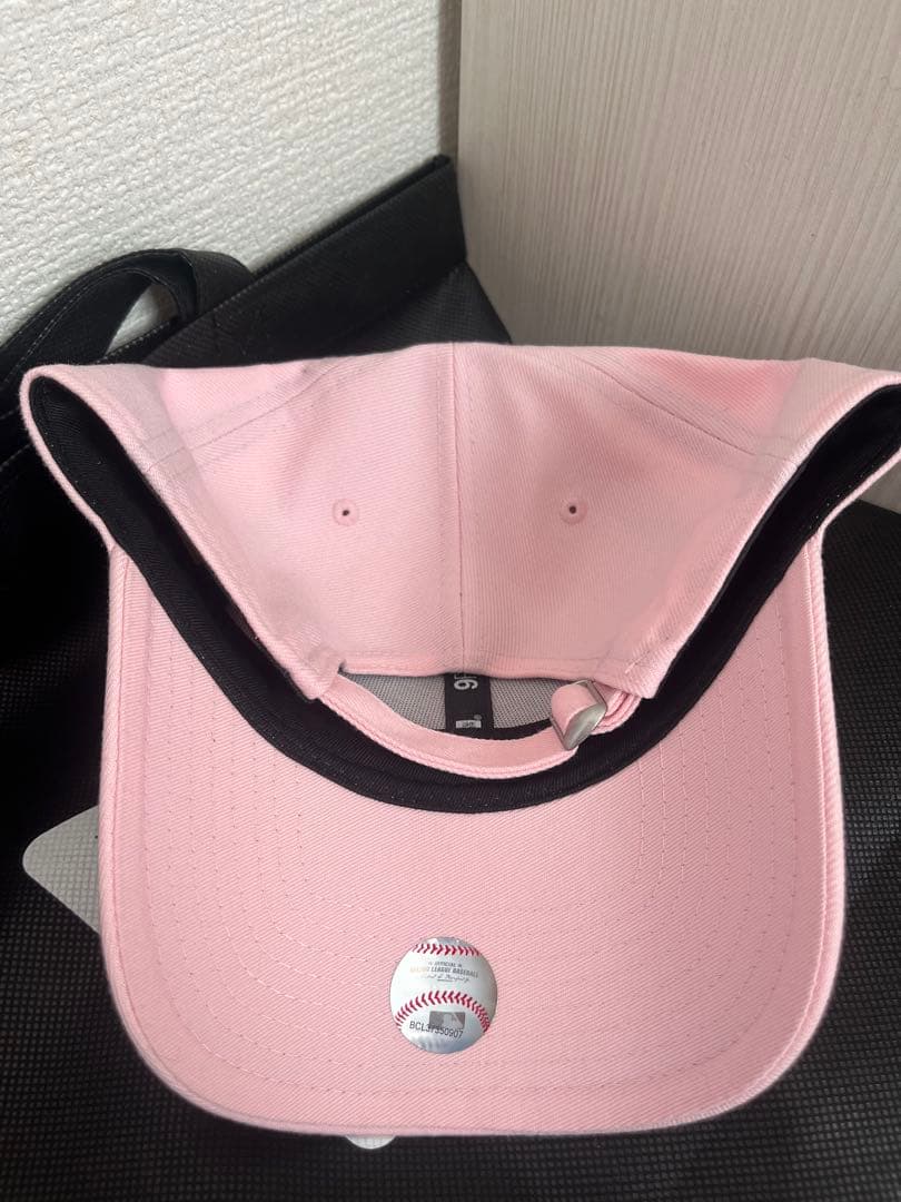 ニューエラ　9FORTY ラインストーン ピンク　RHINESTONE