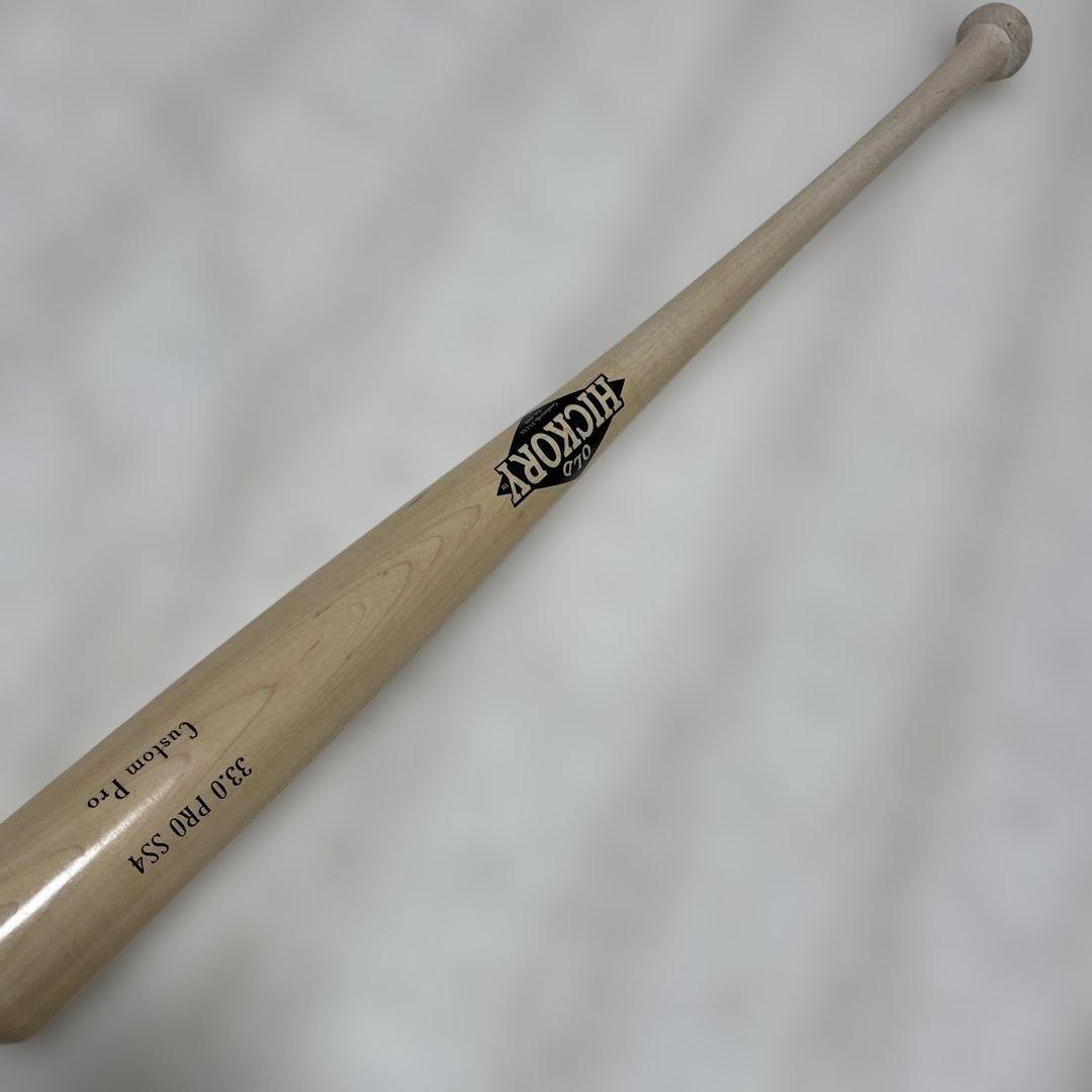 【※早い物勝ち】オールドヒッコリー 硬式　木製　カスタムプロ バット