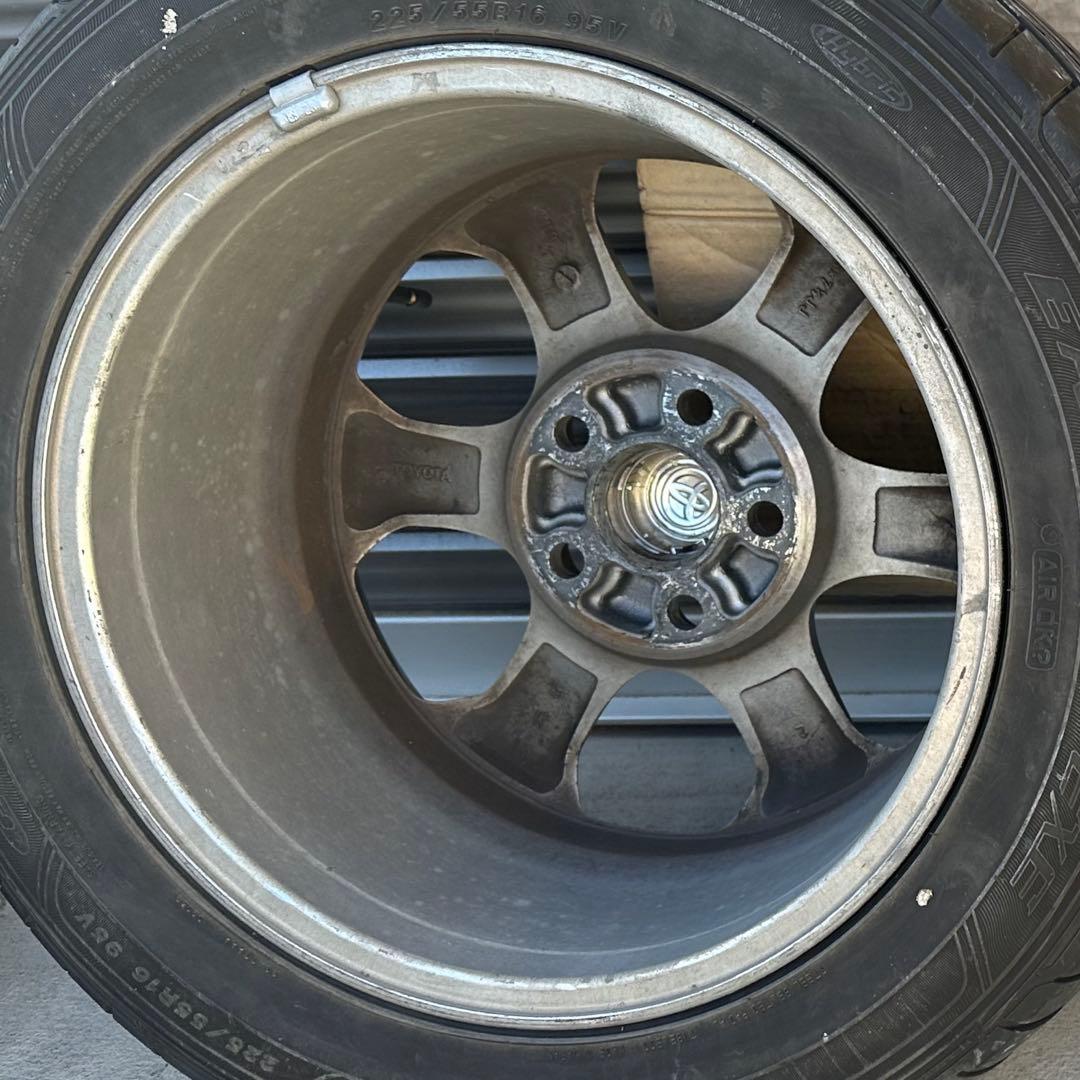 アリスト純正ホイール 溝タイヤ付き！