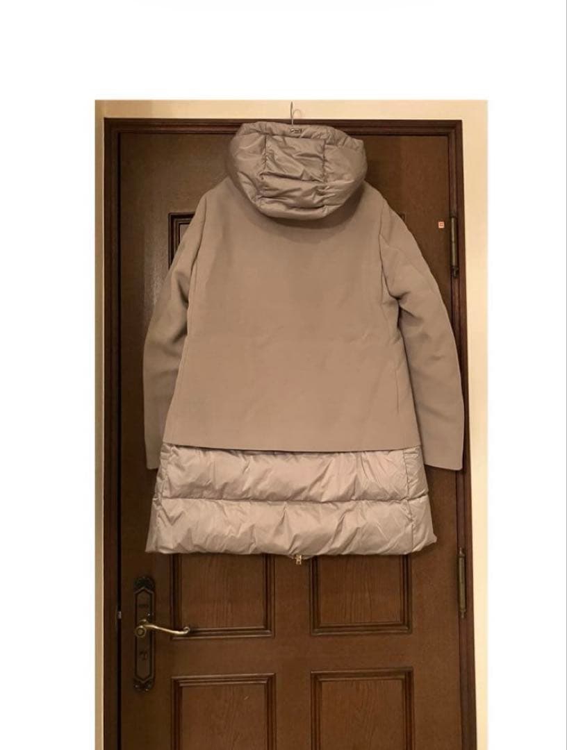 【A】☆ヘルノHERNO切替Aラインダウンコートジャケット