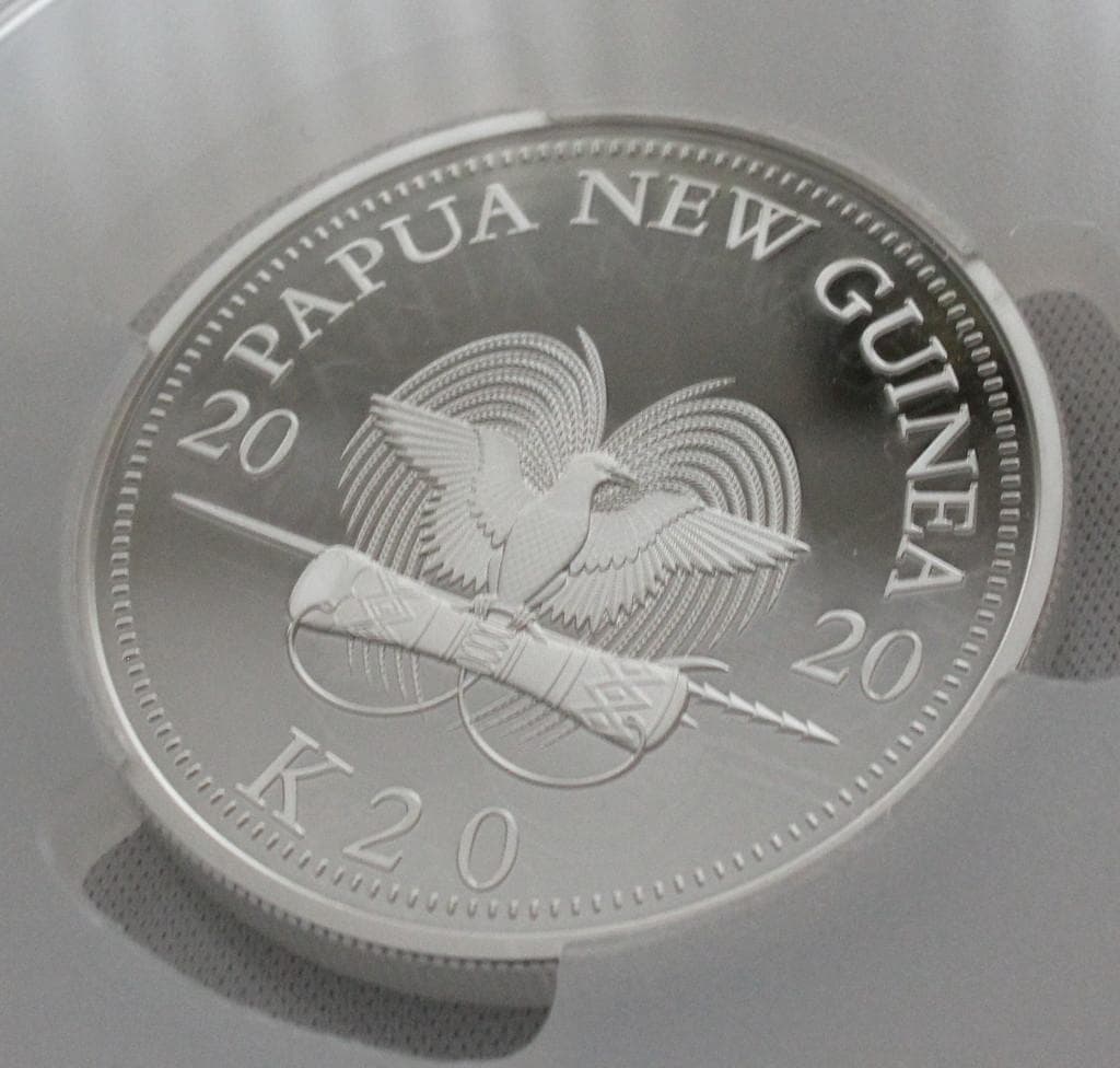 ひこさん専用2020年 パプアニューギニア極楽鳥 20PCGS PR70DCAM