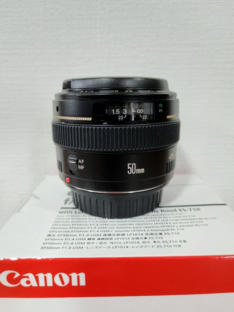 Canon キヤノン EF50mm F1.4 USM 単焦点レンズ