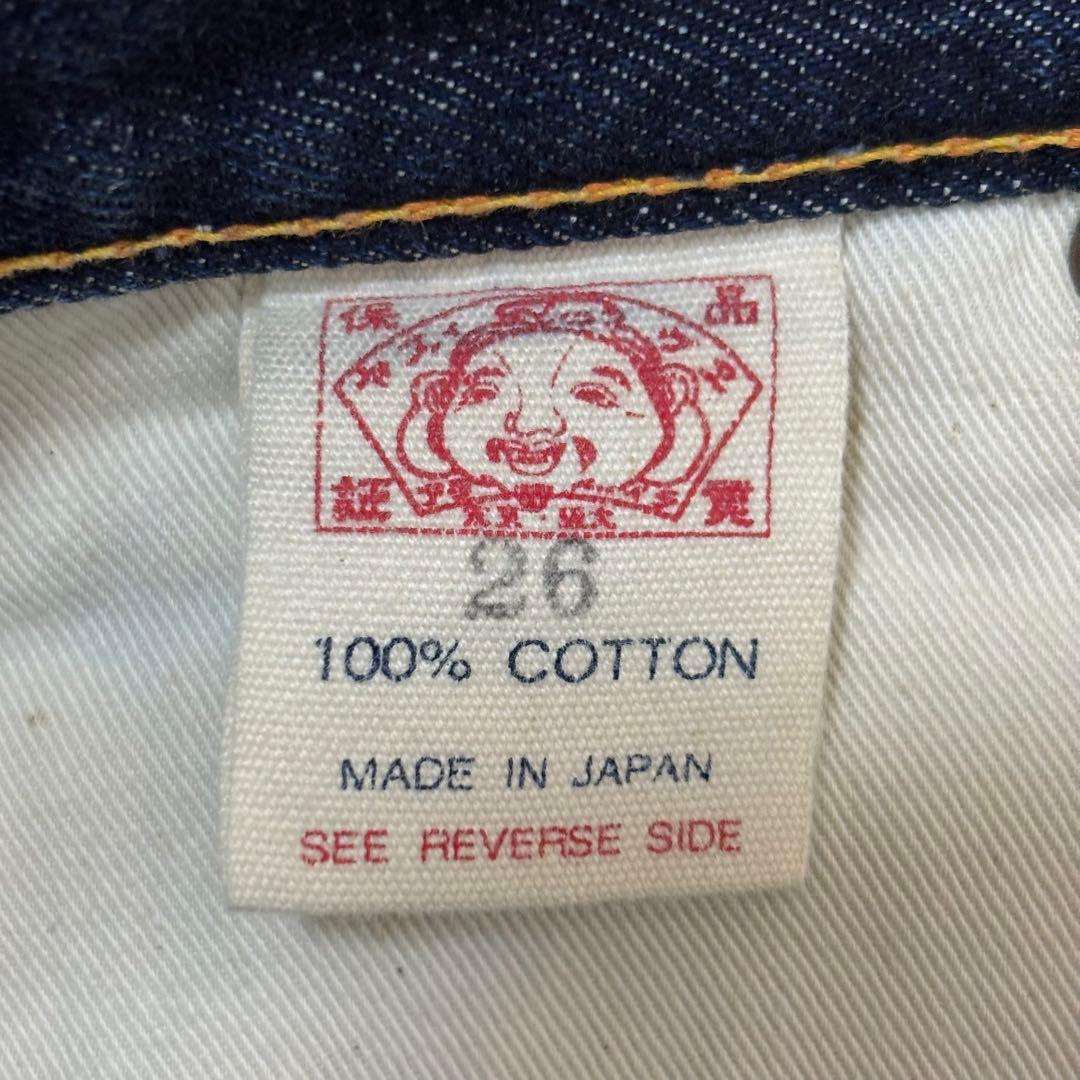 EVISU エヴィス donna ドンナ 大黒ペイント デニム ジーンズ W26