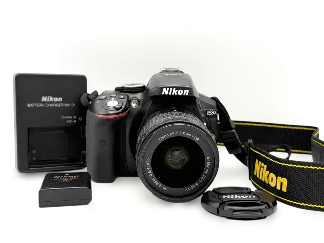 【完動品】Nikon D5300 18-55 レンズセット 動作確認済み