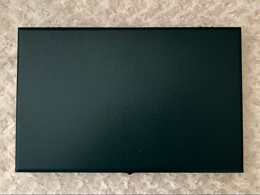 ラッキーウッド　カトラリーセット　エメラルド（金彩）ディナーセット　25本セット