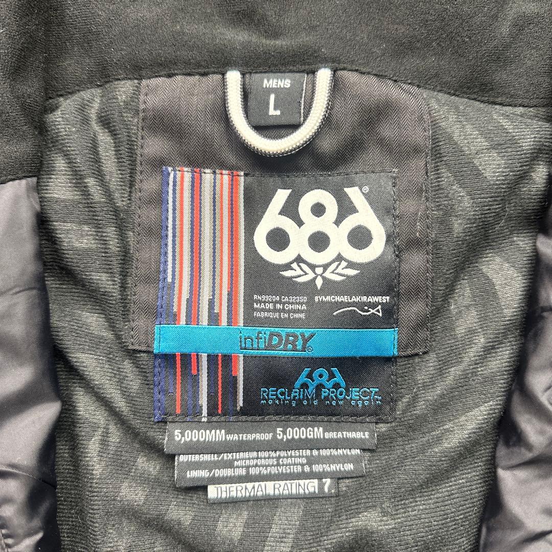 686スノボーウェアージャケットinfiDLY