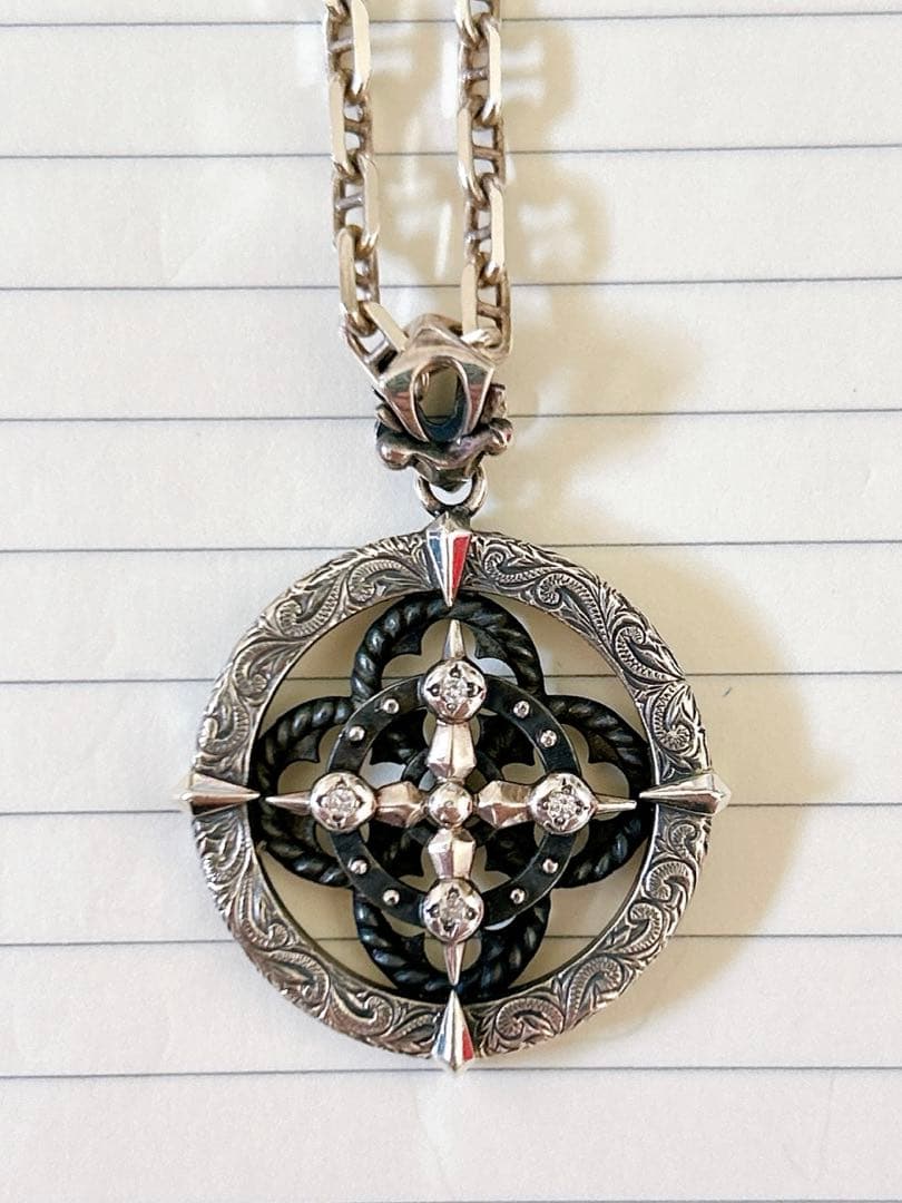 レア　Matelita マテリタ ハイルベルク ネックレス　シルバー　チェーン付