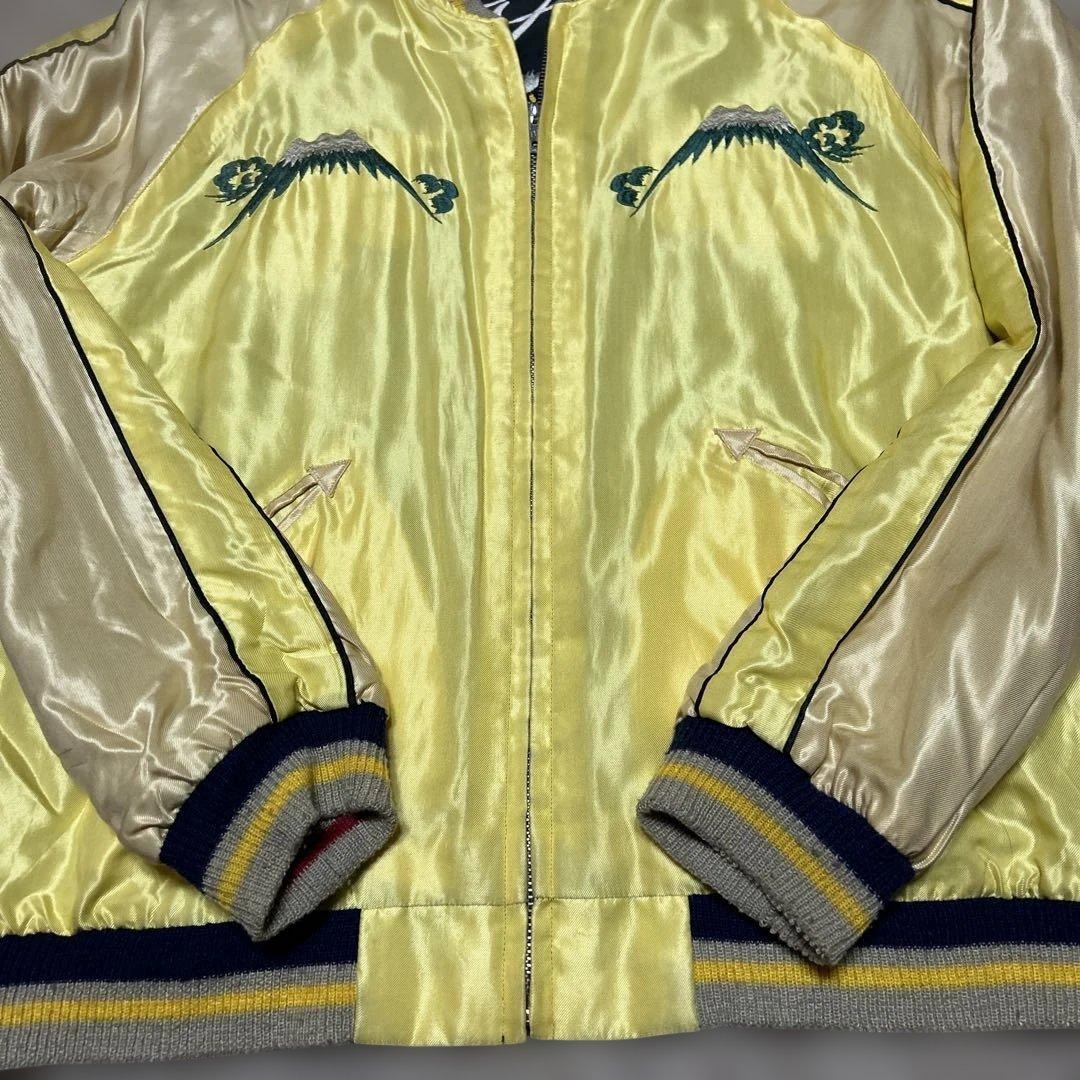 シ*ン様 東洋スカジャン白虎x龍、鷹Mリバーシブル渋谷龍太着用モデル