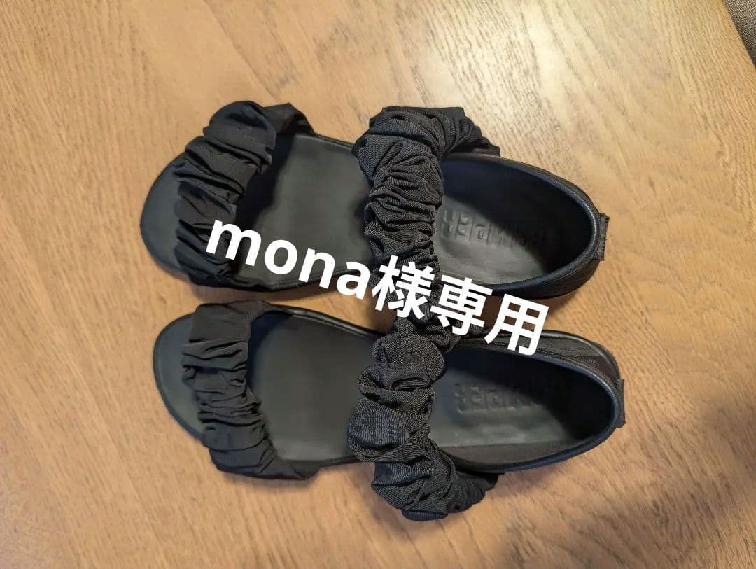 CAMPER　カンペール　ライトニナ　サンダル　36サイズ ブラック