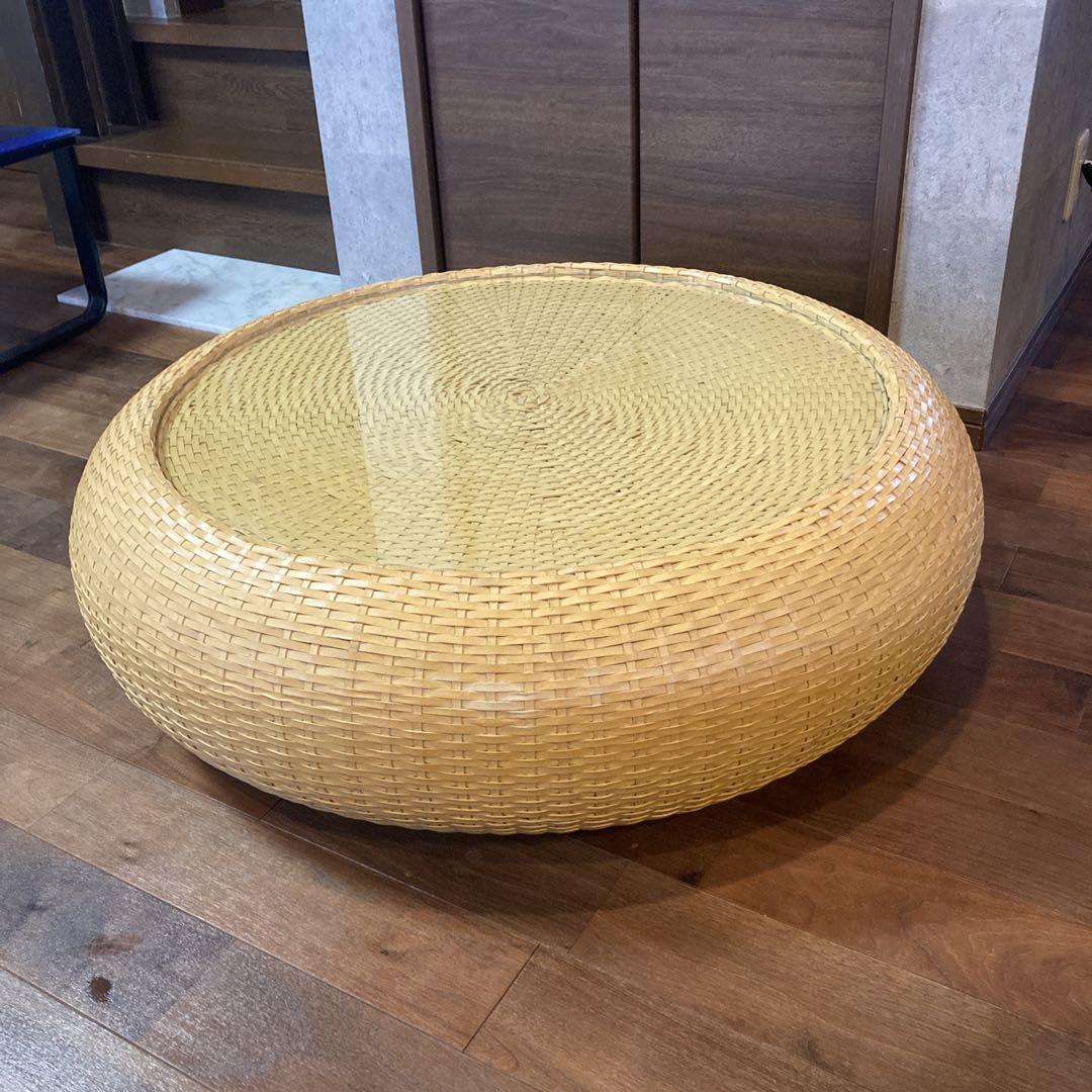 モダンレトロ アスプルンド ココンローテーブル円形 円型 ちゃぶ台 円卓 座卓