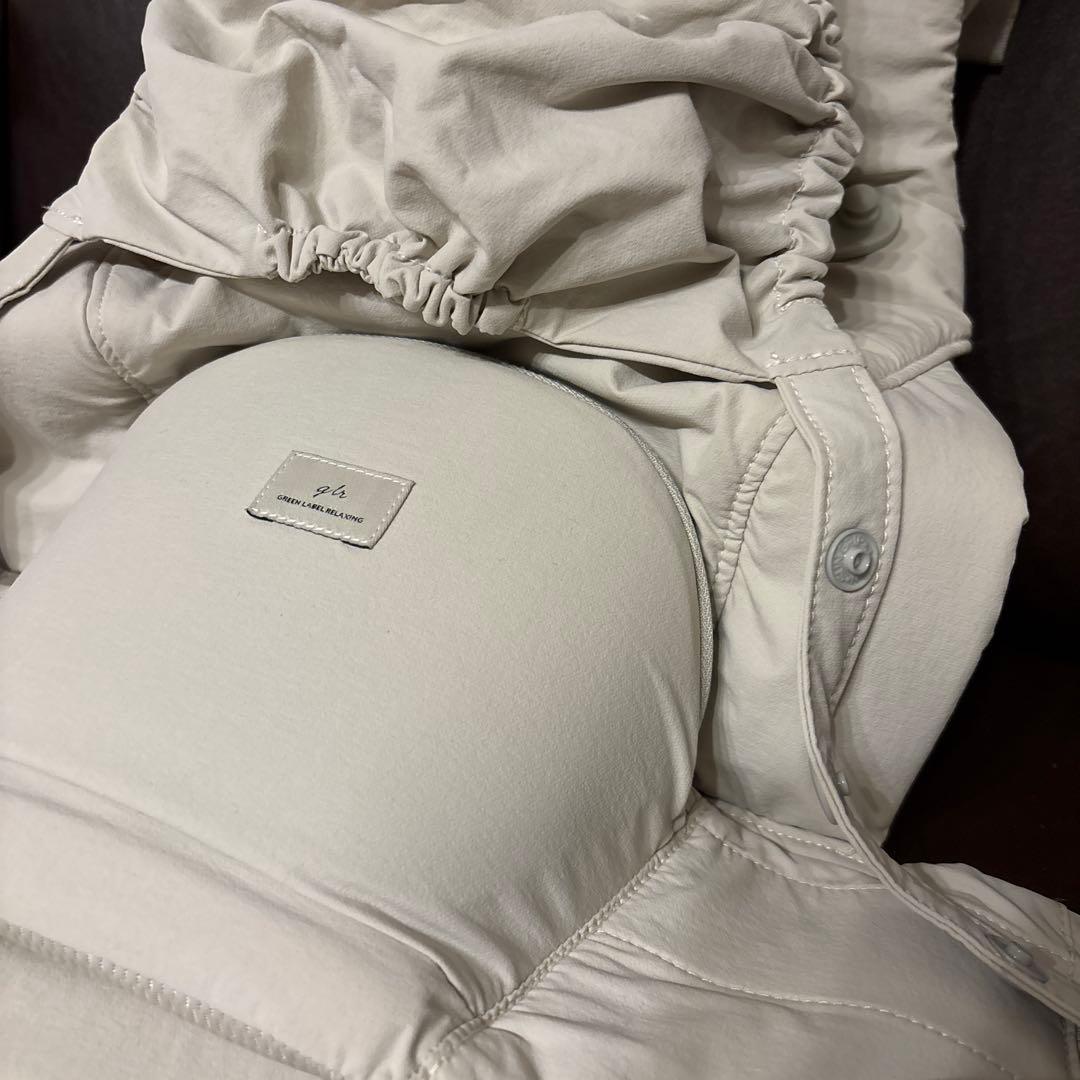 グリーンレーベルリラクシング　抱っこ紐 フード付き