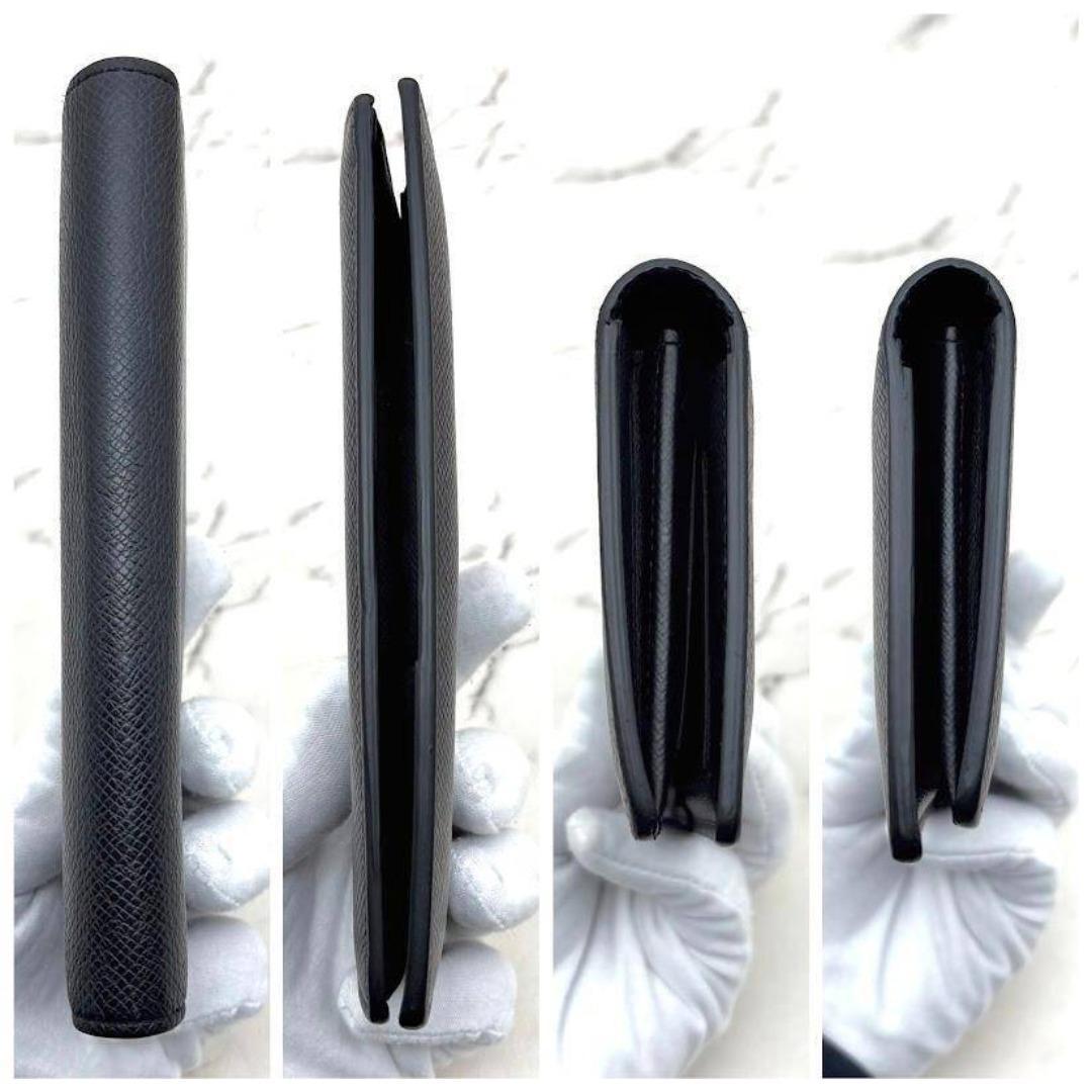 【極美品・新型】ルイヴィトン　タイガ　ポルトフォイユ　ブラザ　ノワール