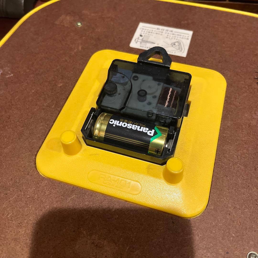 昭和レトロ ポップ FORTUNE JEWELRY QUARTZ 壁掛け時計