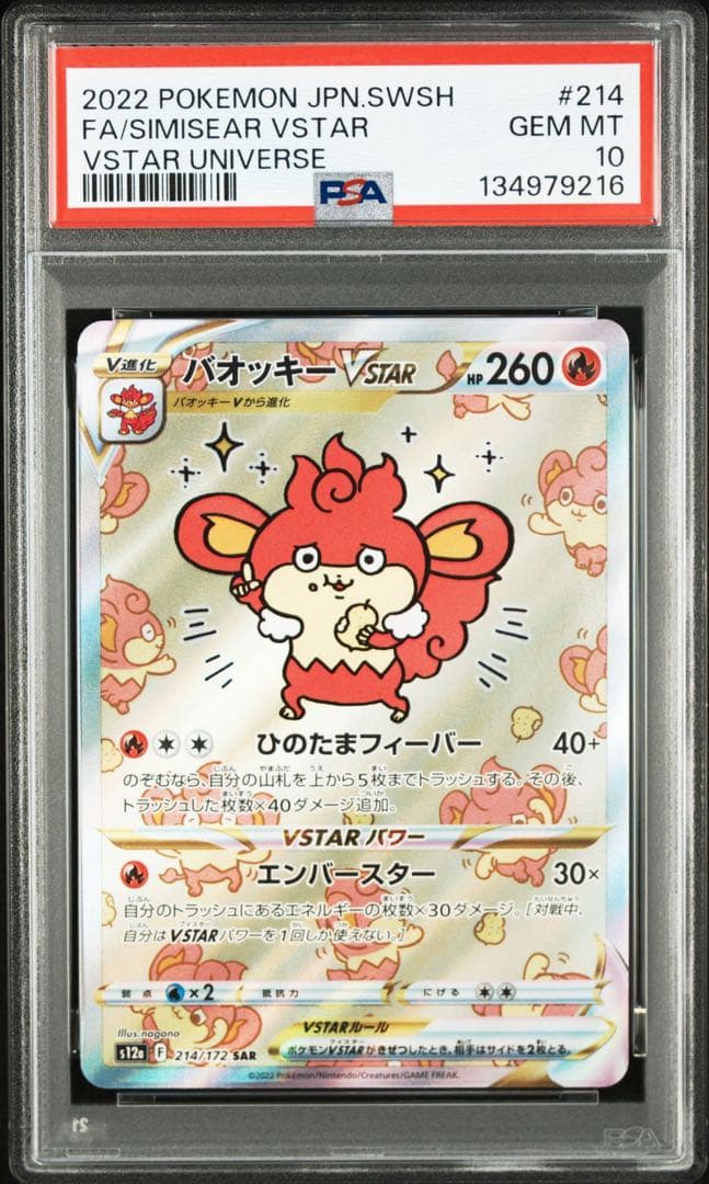 PSA10 バオッキー VSTAR 214/172 SAR