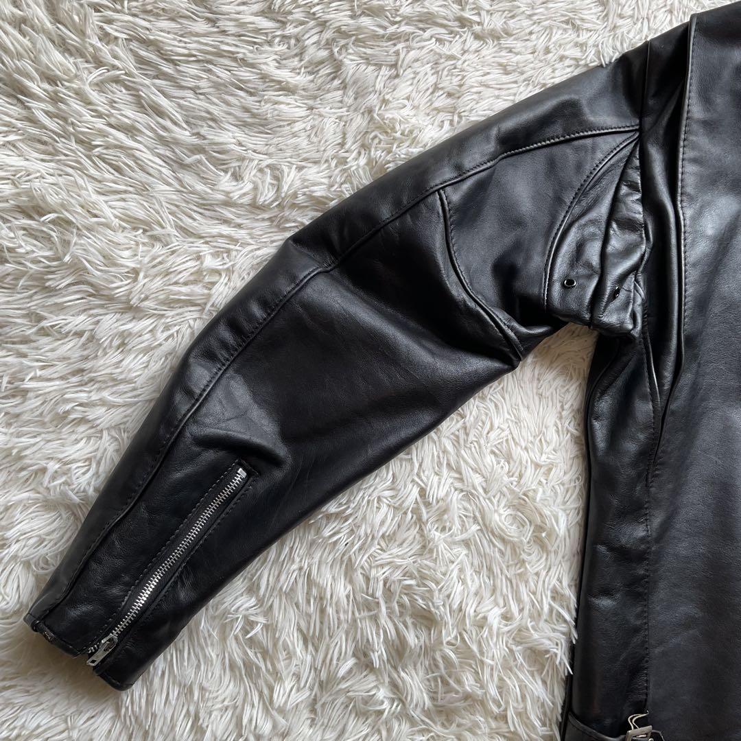 美品✨schott 141 レザージャケット　シングルライダース　本革　40 黒