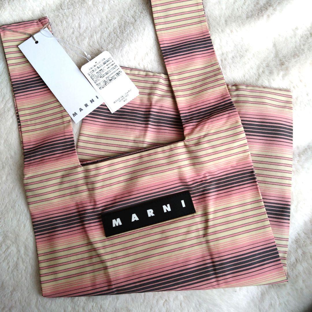 MARNI MARKET ポリアミド ショッピングバッグ マルニエコバッグ