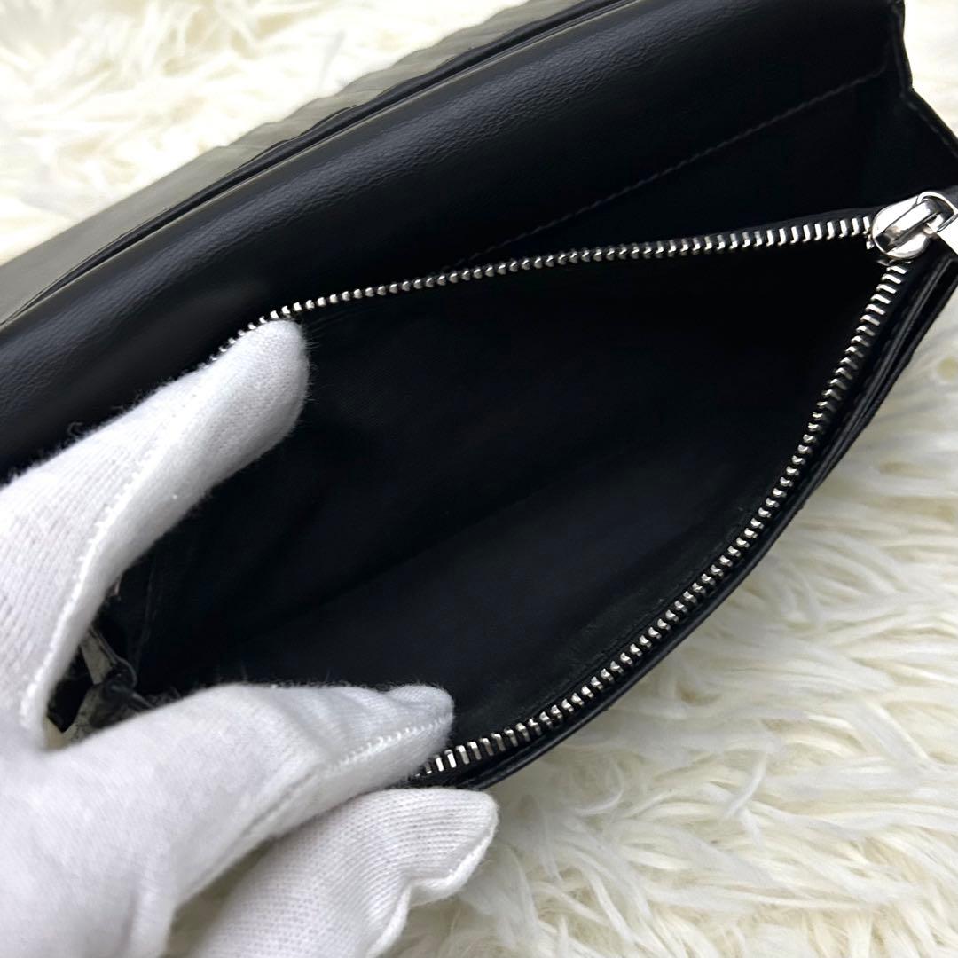 【美品】ChristianDior トロッター レザー 二つ折り 長財布