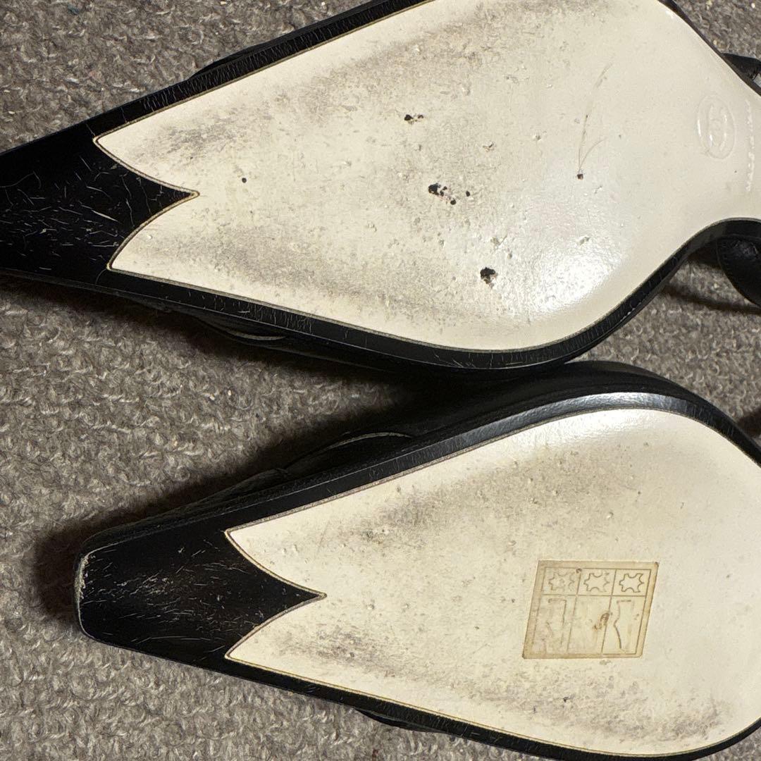 シャネル　CHANEL ロゴデザイン　パンプス　37 サイズ　24センチ　美品