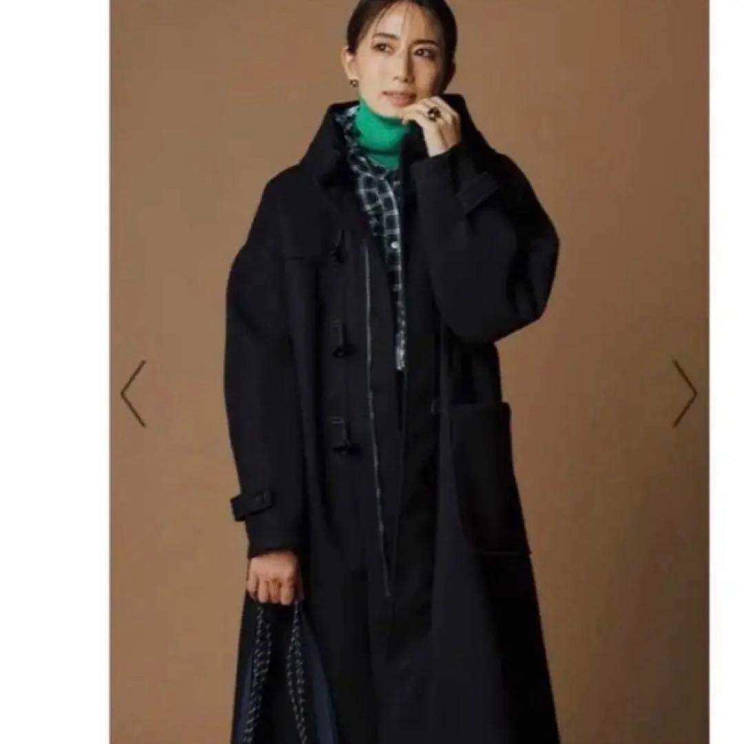 FORME ダッフルコート サイズ0 ブラック 黒 東原亜希