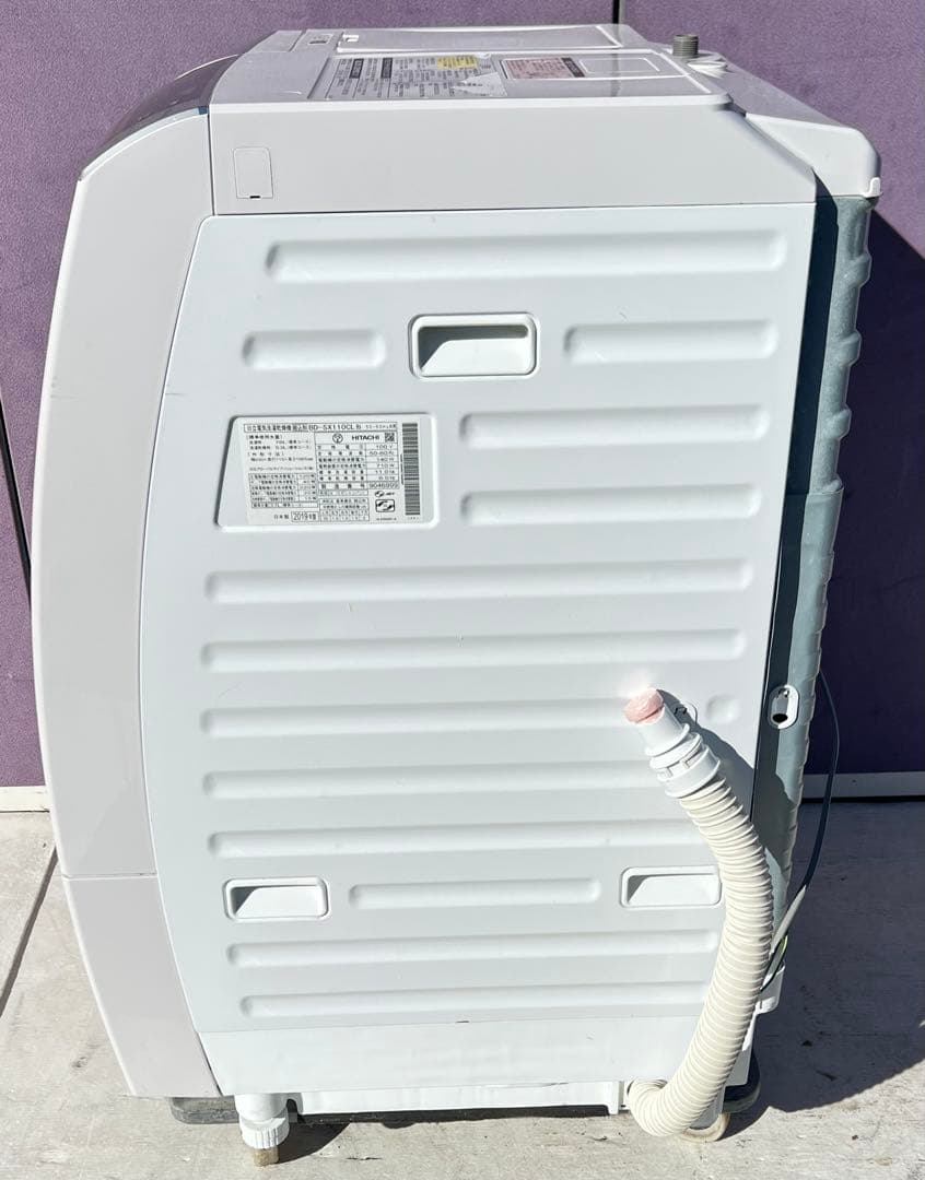 日立電気洗濯乾燥機組込形BD-SX110 2019年