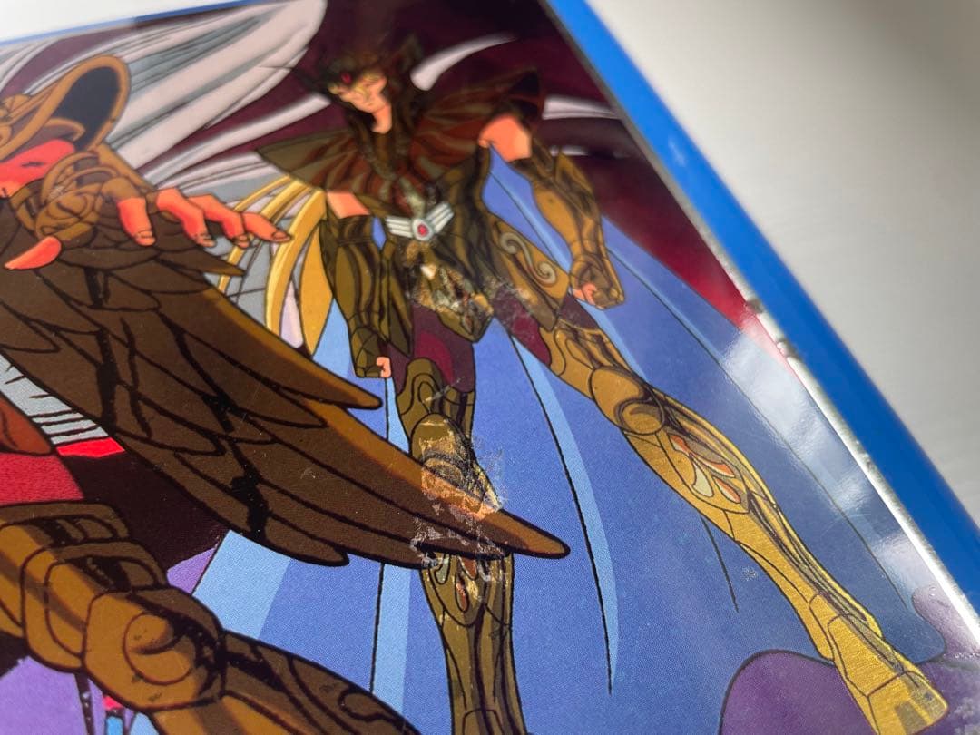 【中古】 聖闘士星矢 お菓子缶 不二家 レトロ お菓子BOX