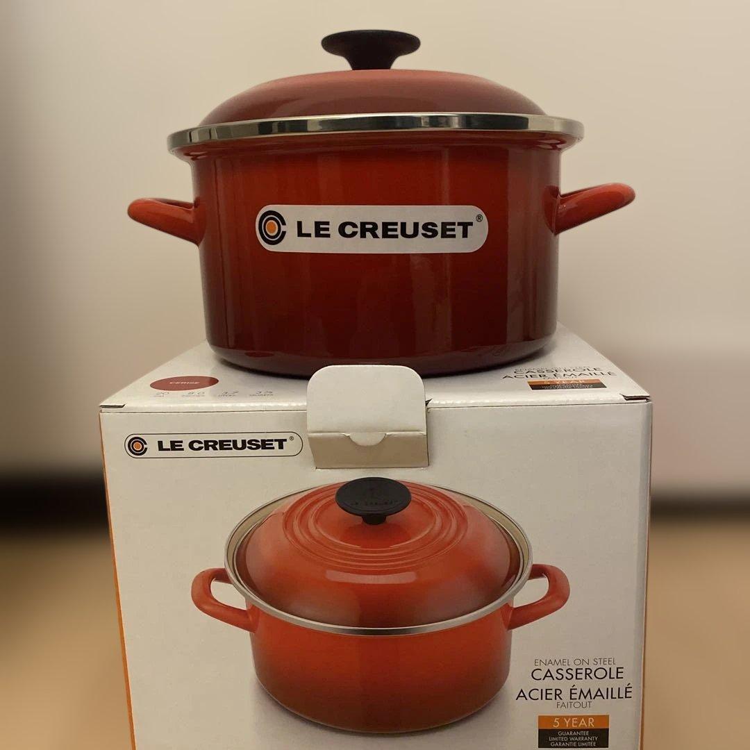 ル・クルーゼ　 EOSキャセロール　チェリーレッド　ホーロー　20cm