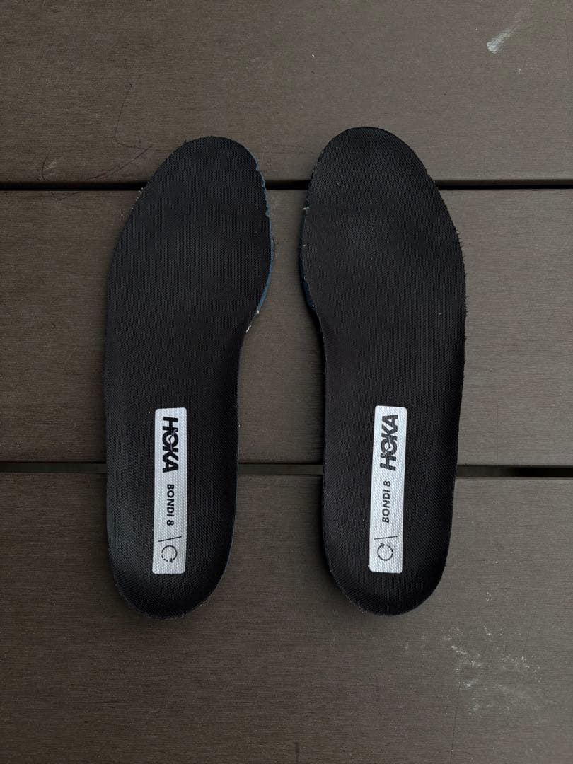 HOKA ボンダイ8 ブラック 27.5センチ　美品