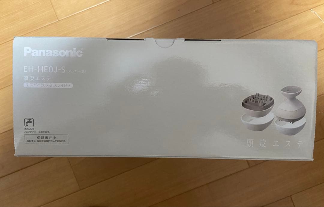 パナソニック　頭皮エステ〈スパイラル＆スライド〉EH-HE0J シルバー製