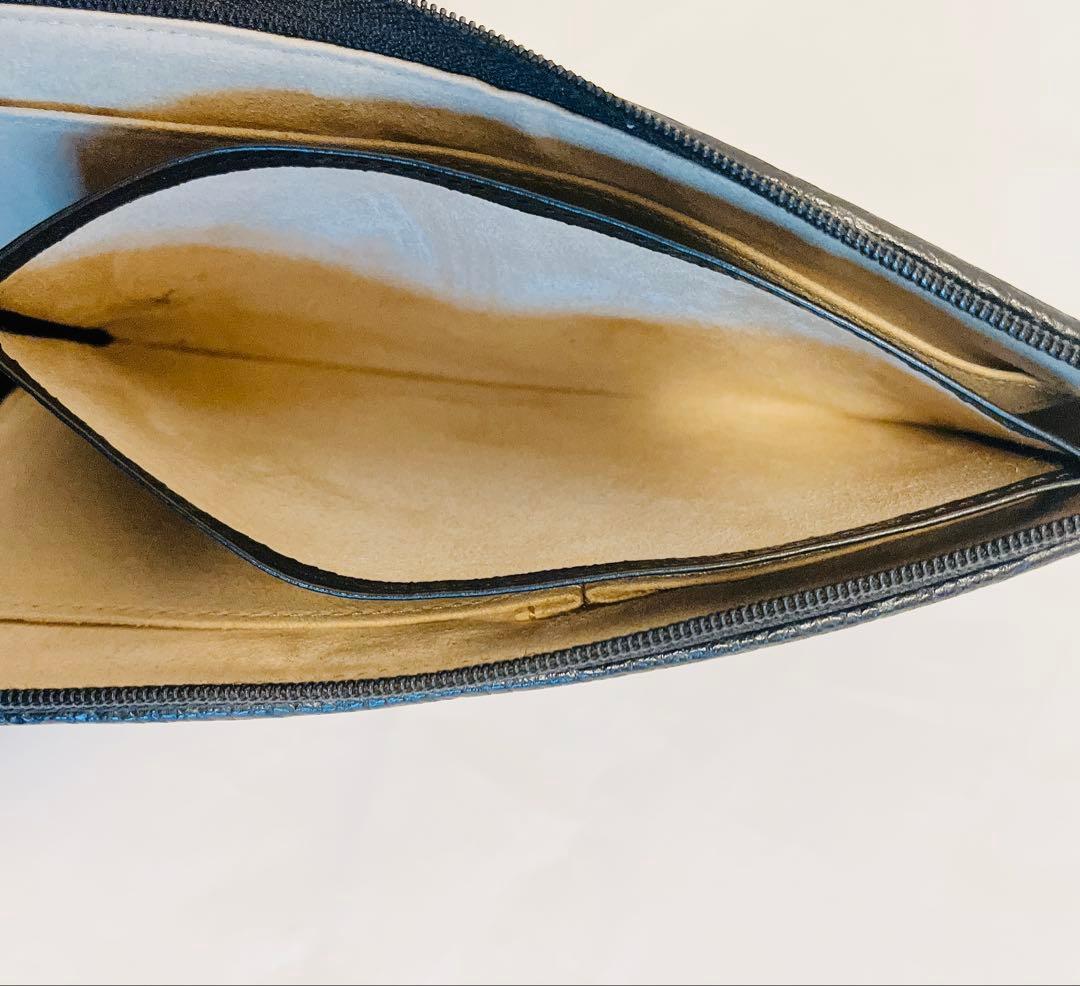 美品☆ATAO slimo メッシュ 黒 長財布 L字　メンズ レディース