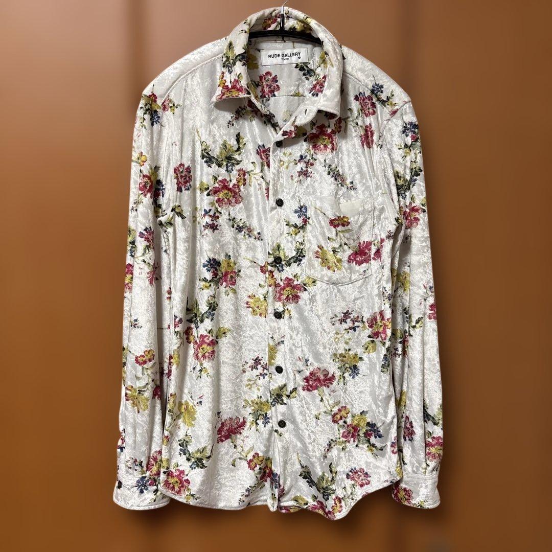 ルードギャラリー　ベロアシャツ