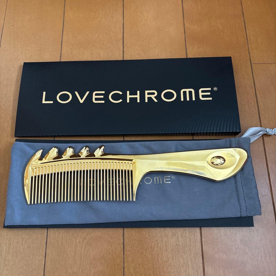 ヘアブラシ・コーム LOVECHROME K24GP SCALP-GUASHA GOLD