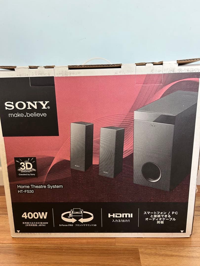 新品未使用　ホームシアター　SONY　ソニー HT-FS30