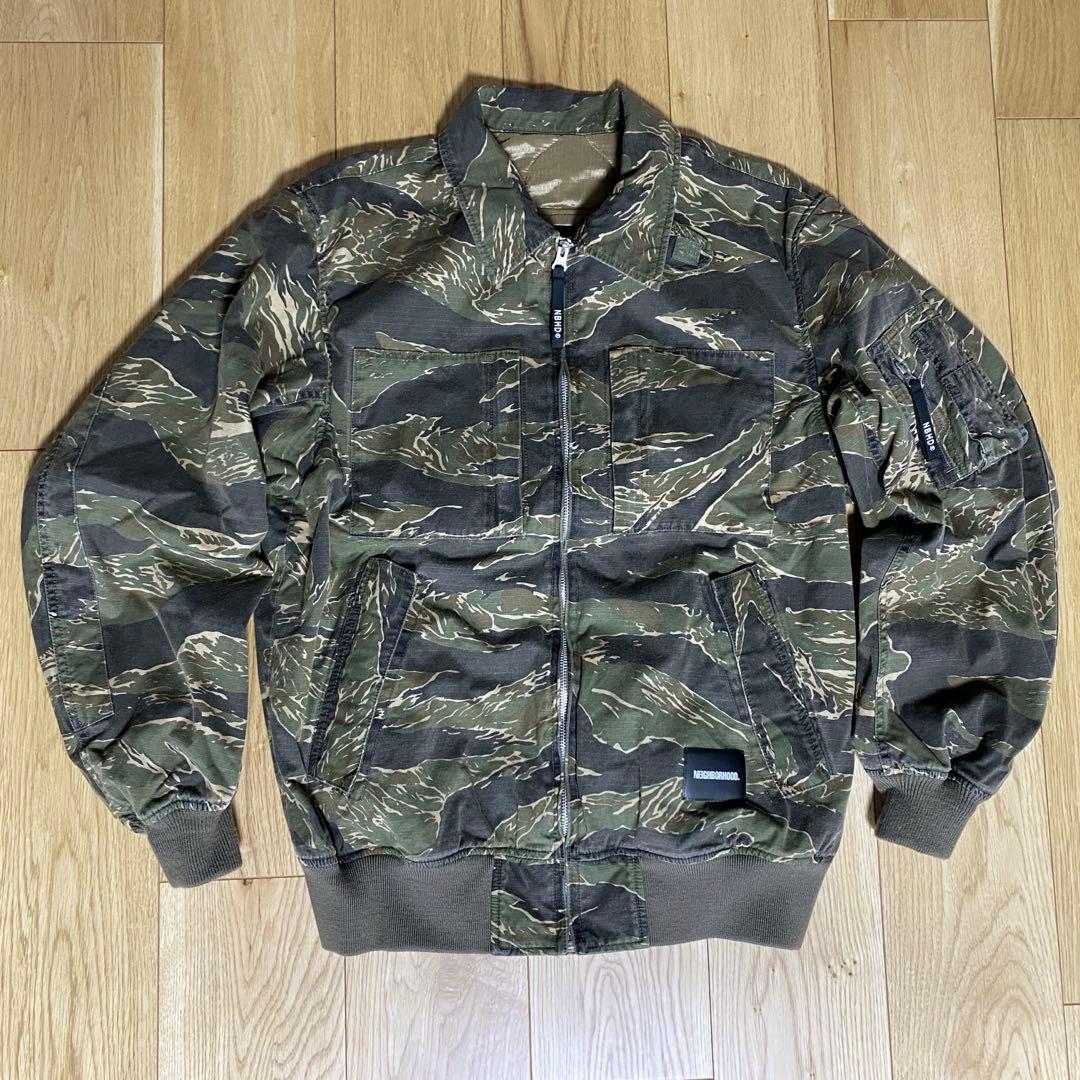 新品未使用　NEIGHBORHOOD タイガーカモ　フライトジャケット