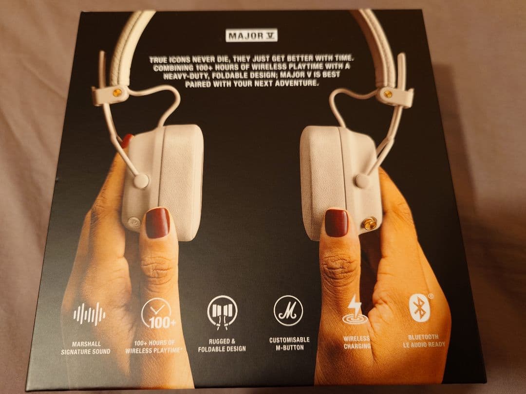 Marshall MAJOR V ワイヤレスヘッドホン ホワイト