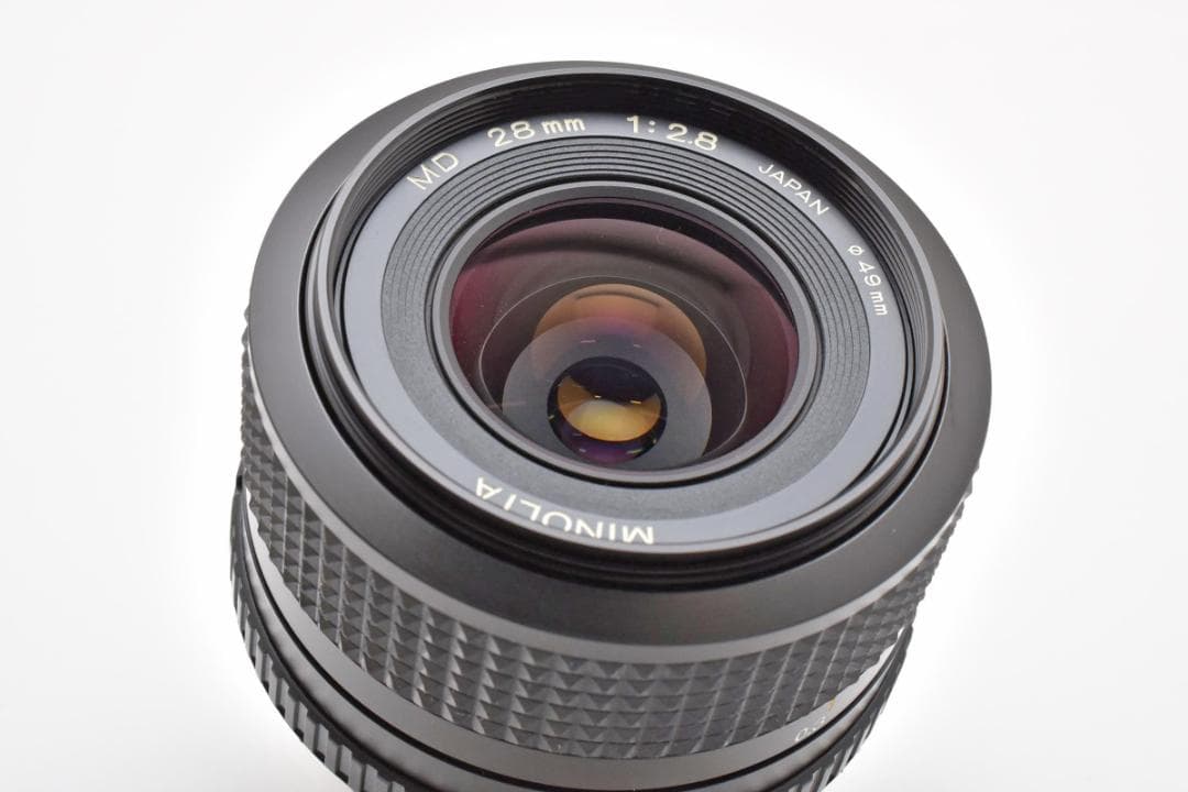 Minolta New MD 28mm F2.8 ミノルタレンズ #7692