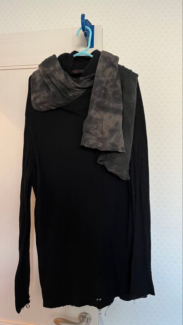 undercover ストール付き ニット