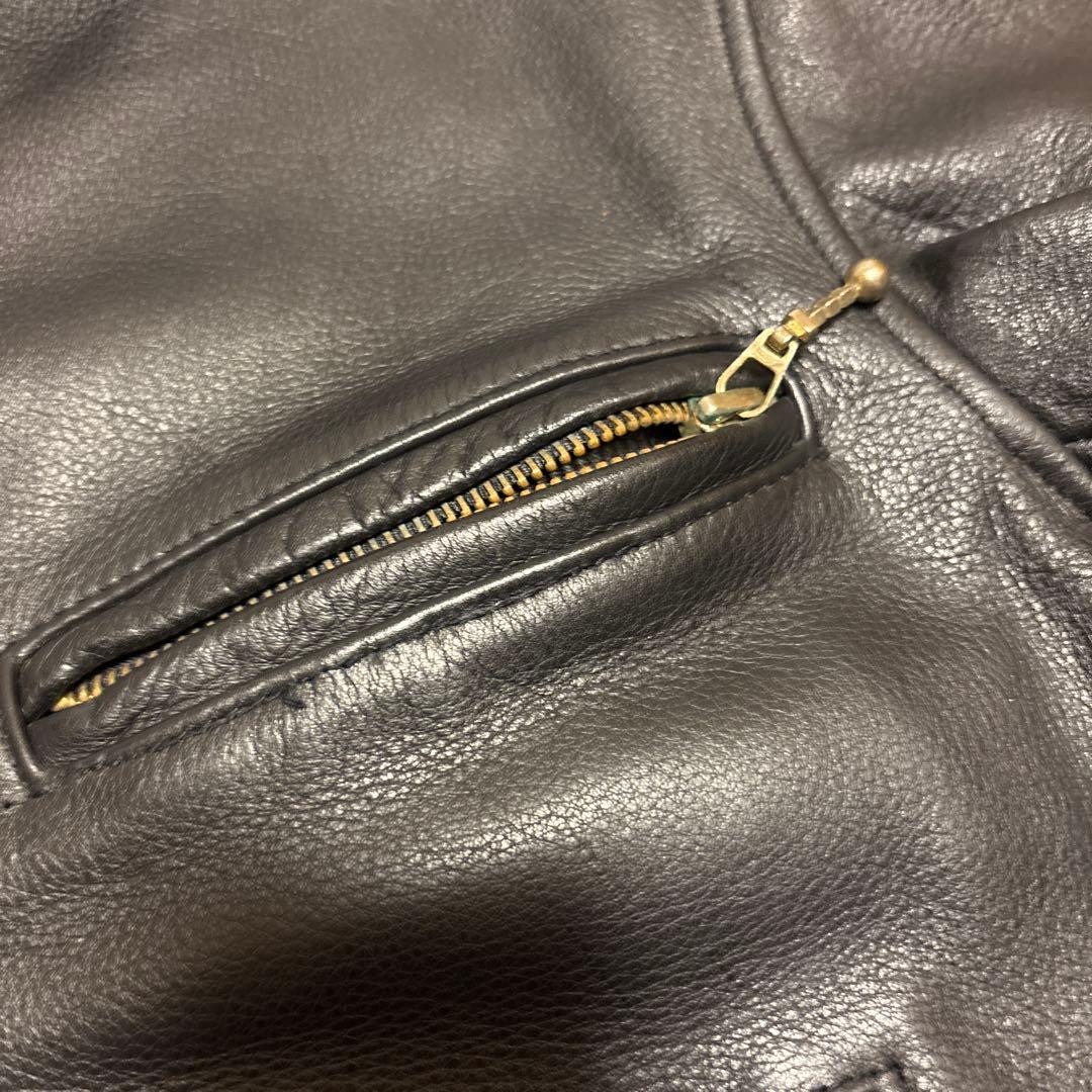 牛革・シングルレザージャケット（本革）