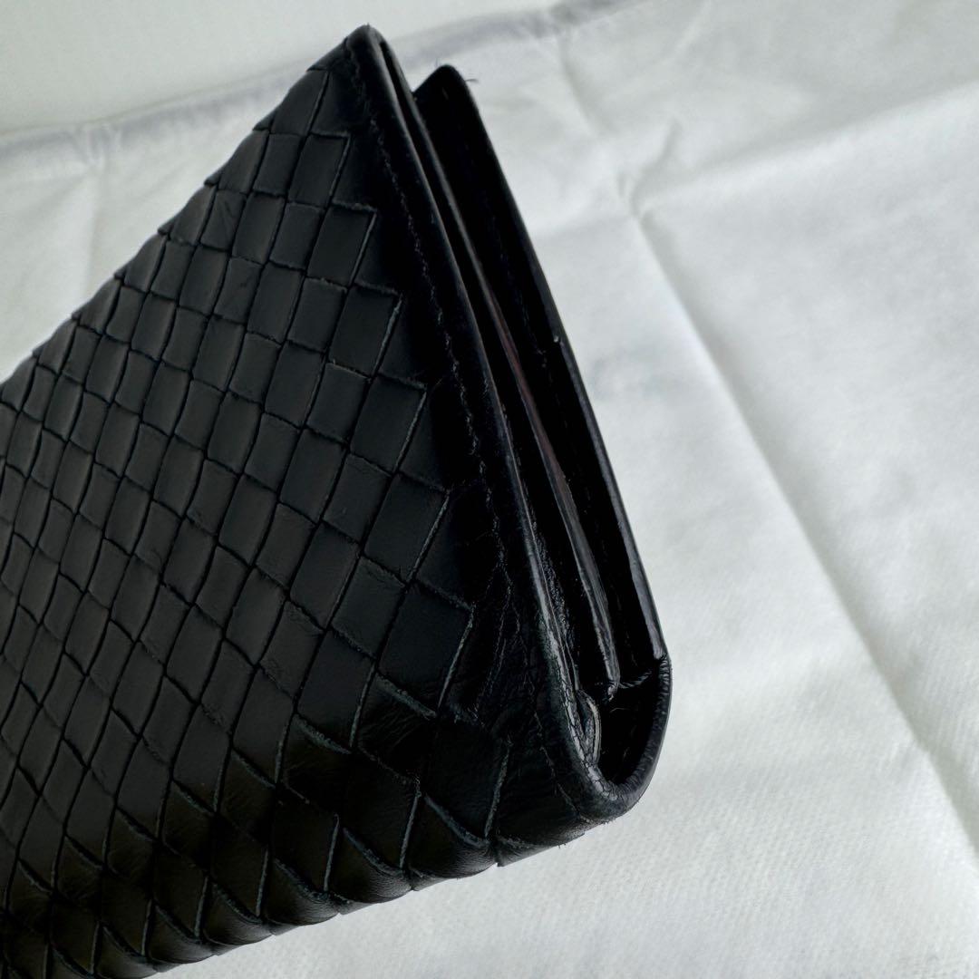 BOTTEGA VENETAボッテガヴェネタ 長財布イントレ ブラック