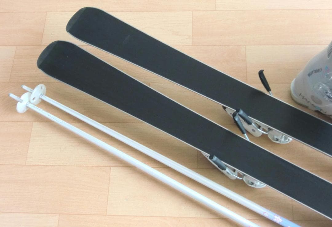 ■■1月限定■送料無料■女性用スキーフルセット■板140靴24.5■メンテ付■■