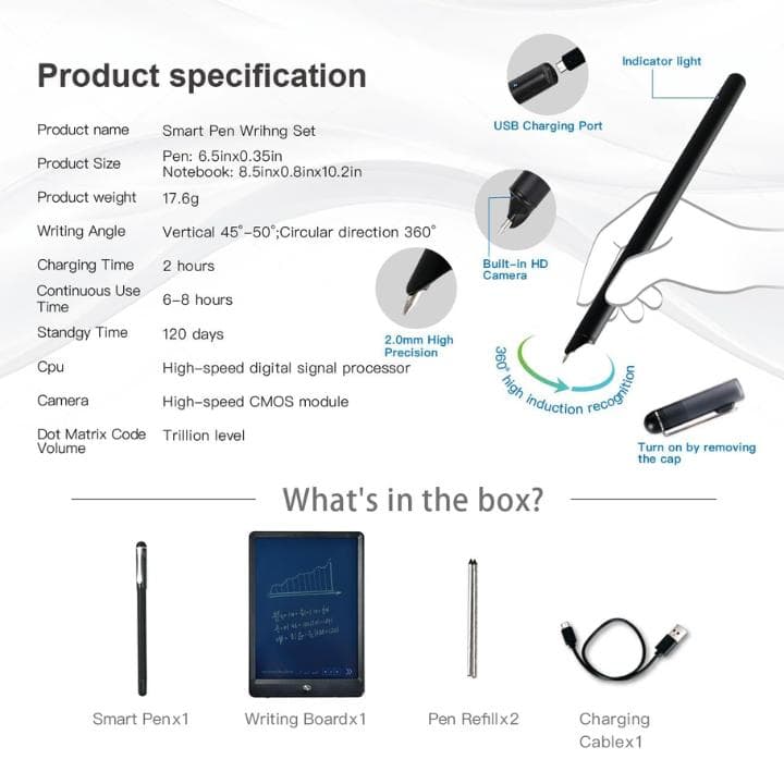 【送無】Ophayapen（オプハヤペン）スマート ライティングボード セット