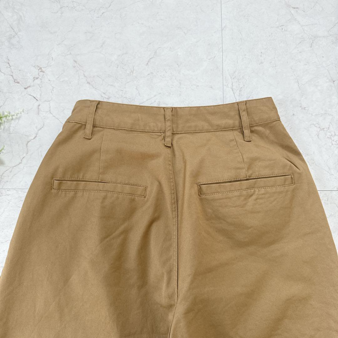 美品⭐︎room306 カーブパンツ　ウエストデザイン　チノパン　ベージュ