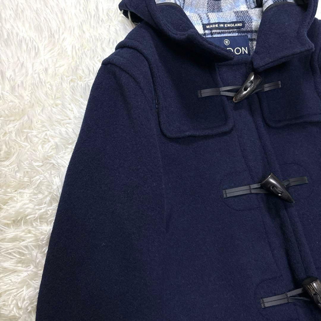 美品 ✨ 現行タグ LONDON TRADITION 英国製 ダッフルコート 紺
