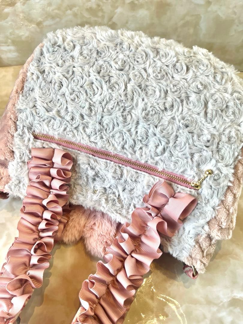 あ*き様 コヤンイサムチョン　ショルダー付きサイドポケットファーバッグ　サバ猫ち