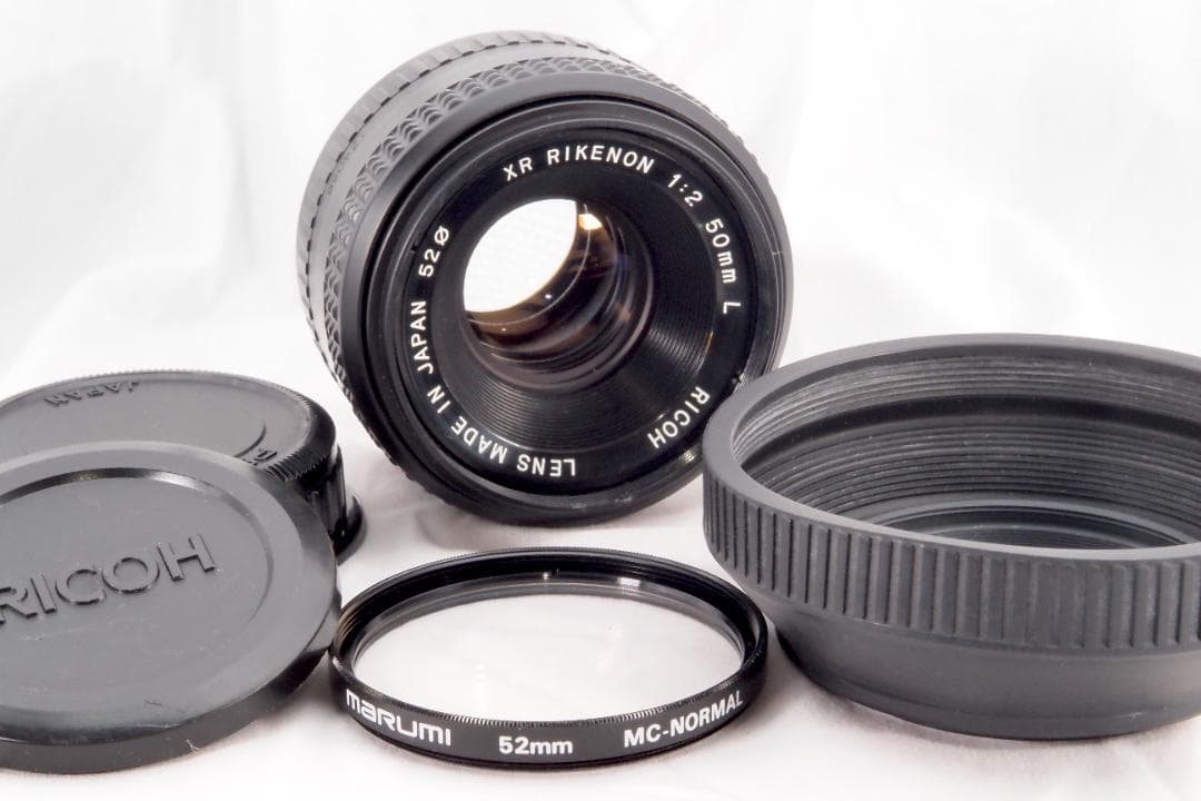 RICOH XR RIKENON 50mm L f2 とてもきれい 分解整備済