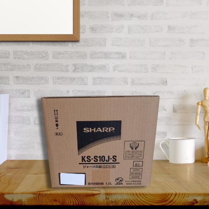 【新品未開封】SHARP KS-S10J-S 炊飯器 5.5合