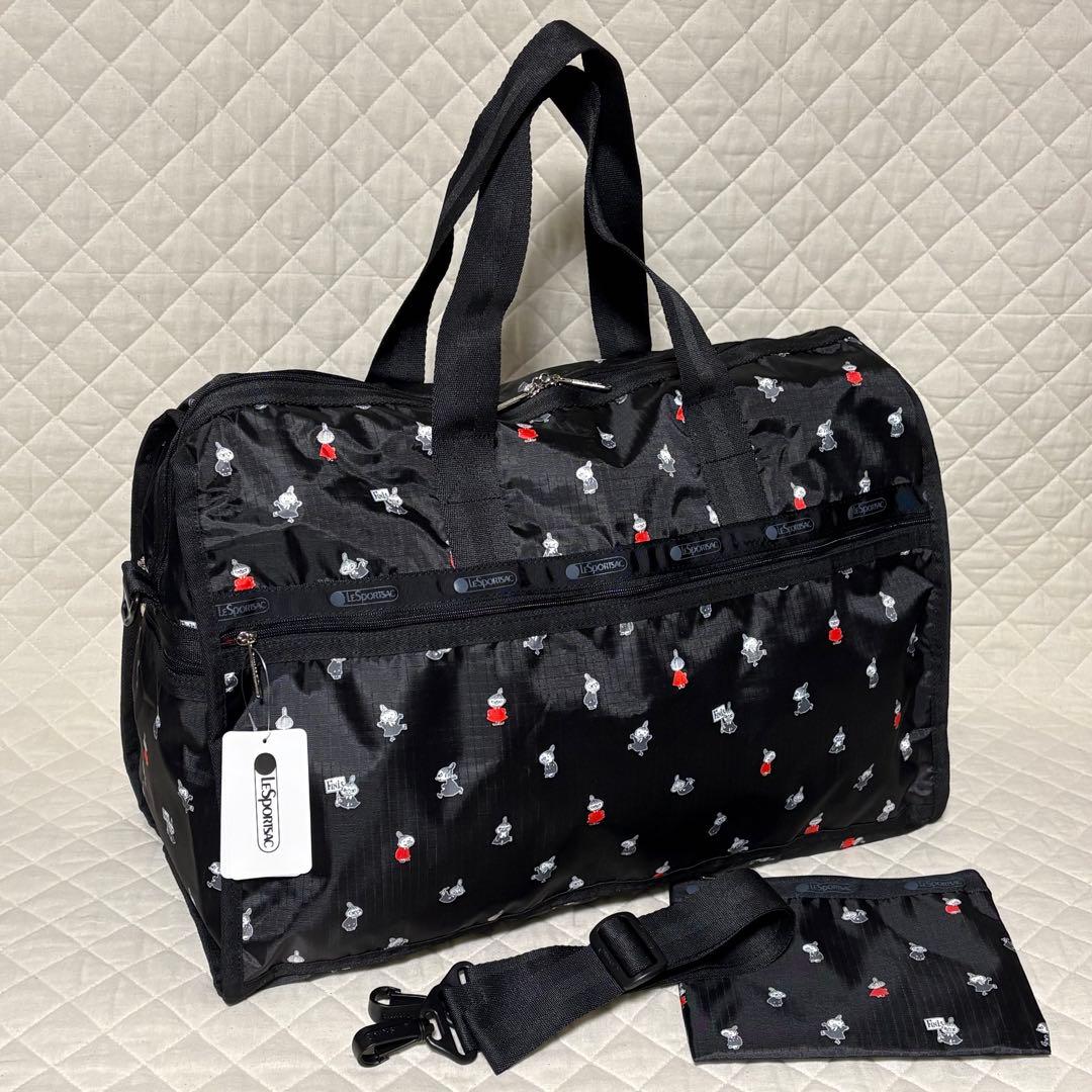 レスポートサック　ムーミン　リトルミイ　ラージボストンバッグ　キャリーオンバッグ