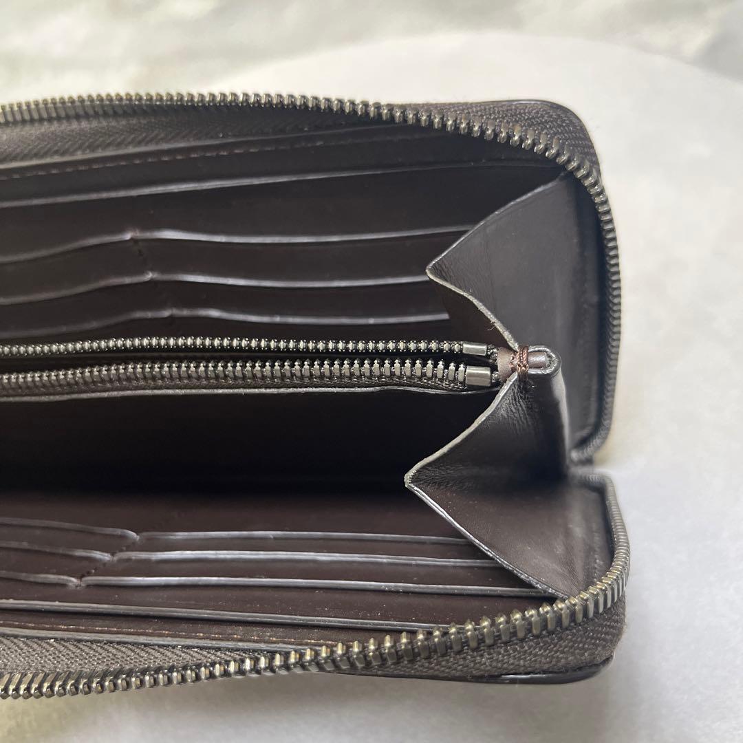 BERLUTI ブラウンレザー長財布