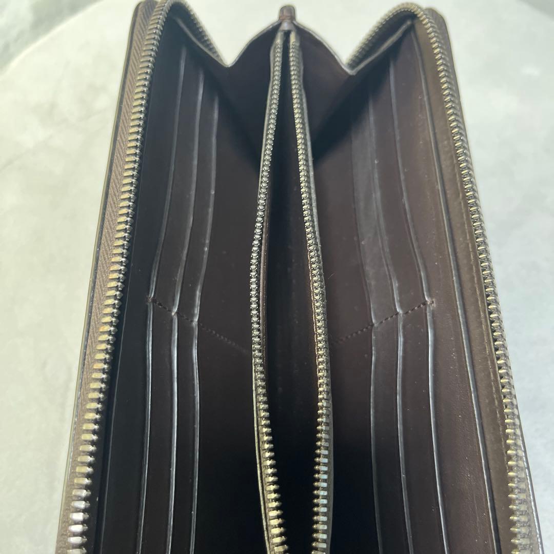 BERLUTI ブラウンレザー長財布